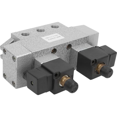 Électrovanne pneumatique 3 positions 5 voies, contrôleur électrique G1/4 po K35D2H-8 8 Hz CC 24 V (1/5)