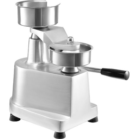 Máquina para hacer hamburguesas, construcción de acero inoxidable, diseño compacto, 4 pulgadas (1/2)