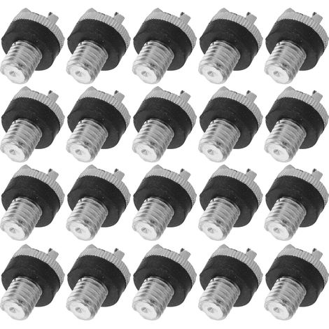 Vis en aluminium Healeved 20 pièces pour soupape de ventilation réservoir d'huile avec tête
