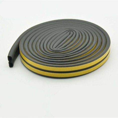 Bande d'étanchéité de la fenêtre et de la porte joint de fenêtre coupe-vent isolation acoustique chaude alliage d'aluminium verre de sécurité cadre de porte bande antichoc autocollante 6M (96mm joint (1/4)