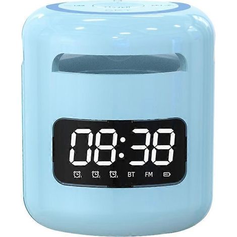 Radiowecker fürs Bett mit Bluetooth-Lautsprecher, USB-Ladegerät und HiFi-Sound