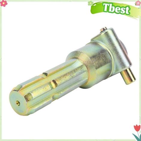Tbest Adaptateur PTO 1‑3/8in 6 Spline pour Tracteur jusqu'à 70hp, Extension Sécurisée (1/4)