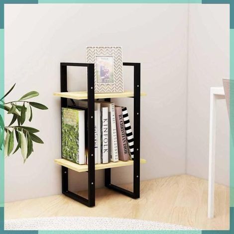 Bibliothèque - 806412 - Bois de pin massif - 2 étagères - 40 x 30 x 70 cm (1/5)