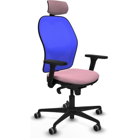 piqueras-y-crespo Silla de oficina moderna rosa cómoda
