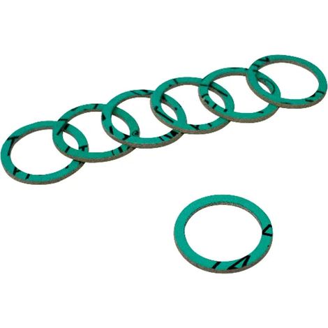 GUARNIZIONE ESENTE AMIANTO PER GAS METANO 3/8 MM 14,5X9 1,0000 Idroweb