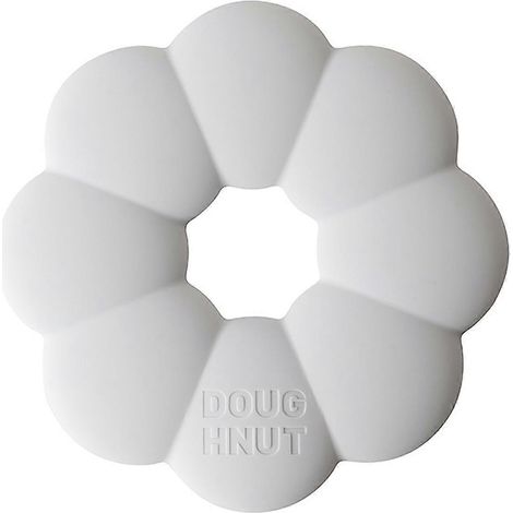 Dessous de plat en silicone en forme de beignet, résistant à la chaleur, pour comptoirs, barbecue, camping et vaisselle grise (1/5)