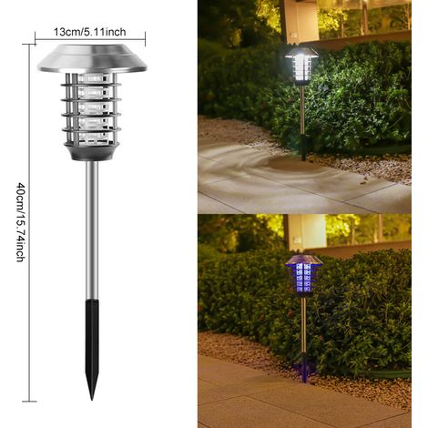 Éclairage extérieur à LED, lampe parc, lampe de sol pour anti-moustique jardin et solaire (1/5)