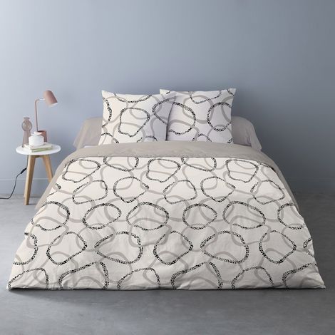 Housse de couette 200x200 Roanne + 2 taies (1/3)