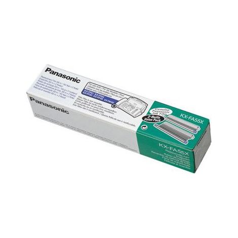 KX-FA55X ricambio per fax Nastro per fax 280 pagine Nero - 2 pezzi (1/2)