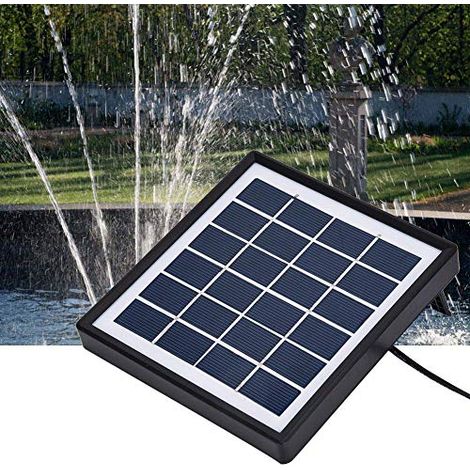 1,5-W-Tauchpumpe mit Solarpanel für Aquarien, Springbrunnen, Teichanlagen und Miniaturgärten (1/5)