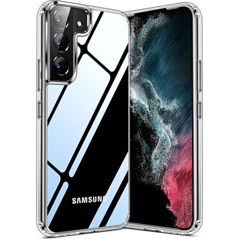 CUSTODIA IN SILICONE TRASPARENTE PER SAMSUNG GALAXY S22 RESISTENTE E DUREVOLE SM-S901 (1/5)