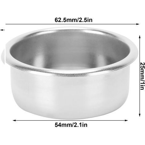 Kaffeefilter aus Drahtgewebe, druckloser Kaffeekorb, Behälter für gemahlenen Kaffee, Zubehör für Kaffeemaschinen, 54 mm (1/5)