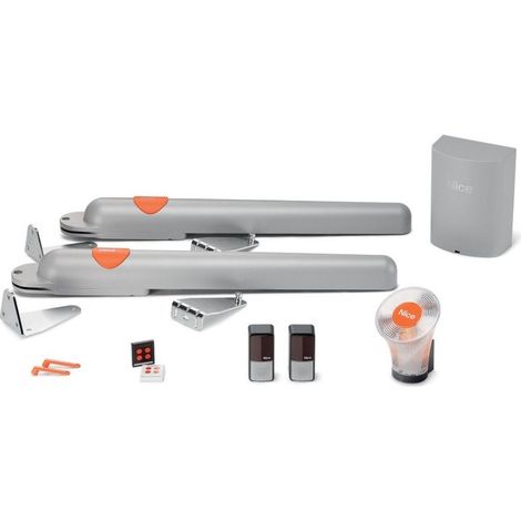 Nicehome – Kit de motorisation de portail à vérins – Ouverture rapide en 18s – Charge maximale 400kg – Longueur de vantail 3m – Installation simplifiée (1/3)
