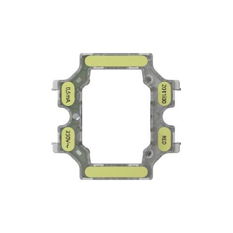 GIRA 3792011 ÉLÉMENT D'ÉCLAIRAGE LED T2 0,5 MA ROUGE 230 V MATÉRIEL D'INSTALLATION MAT D'INTERRUPTEUR/BOÎTIER