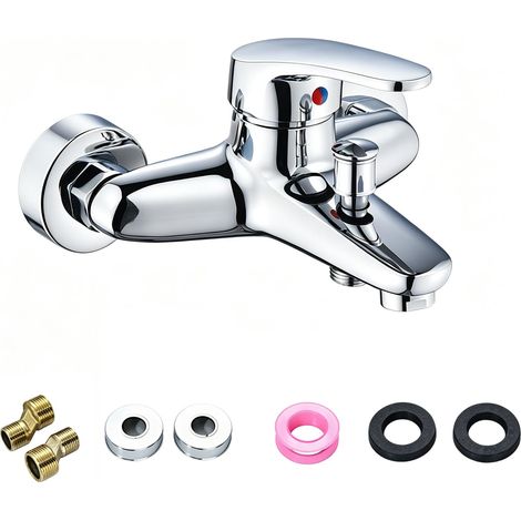 Robinet De Baignoire Mitigeur Douche, Mitigeur Baignoire, Robinet de Douche, 2 sorties (1/5)