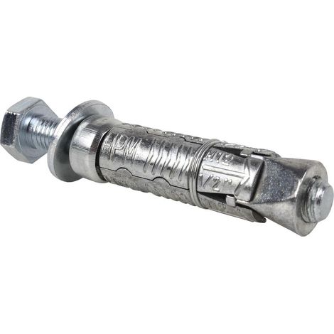 Pack 20 unidades anclaje zamak HPM M-12x100 con tornillo 8.8