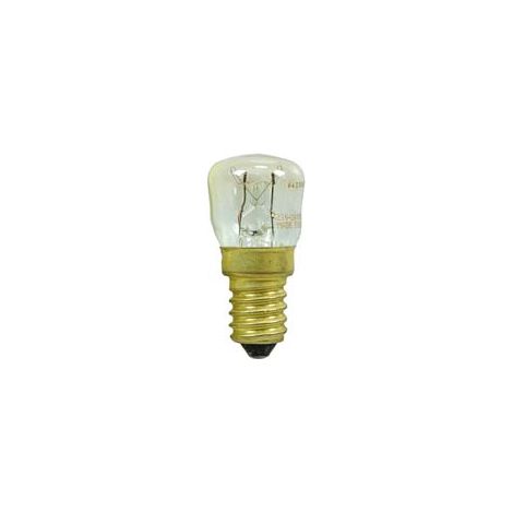 LAMPADA ALOGENA A PERA PER FORNO 300  °- - 15w - E14  - 2700  °K calda - 100 lm - chiara - 10 pezzi AIRAM