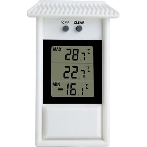 Garden thermometer Indoor and outdoor thermometer Refrigerator thermometer, digital thermometer for greenhouse, digital thermometer with min-max