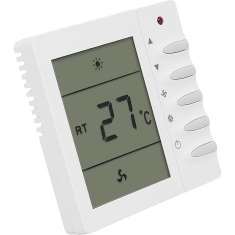 Ventilateur de climatisation centrale AC220V avec thermostat LCD et régulateur de température. (1/5)