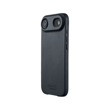 Mujjo - Funda de cuero completa para iPhone 17 / Air / Pro / Pro Max - Funda de cuero para iPhone iPhone 17 Air / Basalto (1/3)
