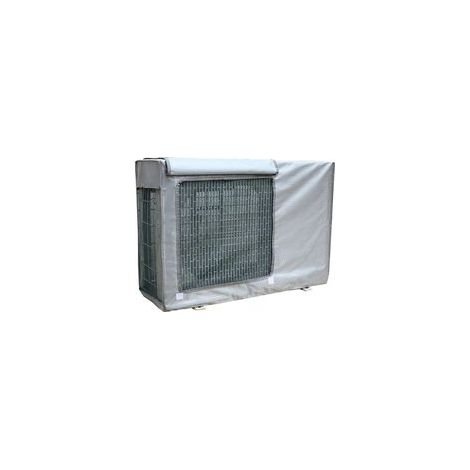 Housse imperméable pour unité extérieure de climatiseur, anti poussière et anti neige XL(90x40x70cm) Gris argent