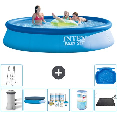Intex Piscine Easy Set Ronde - 396x84 cm - 8-pièces S41090 (1/5)