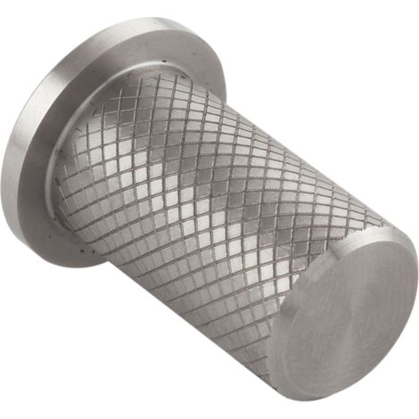 Furnipart Möbelknopf Harlequin ø 17mm - Möbelknauf Edelstahl - robuster Metallgriff, Edelstahl gerändelt (1/5)