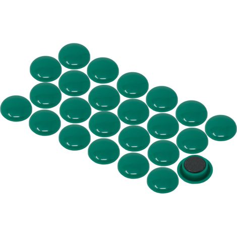 Aimants de Bureau de Planification Verte Moyen pour Réfrigérateur, Tableau Blanc, Pack de Panneaux de Notification de 12 (1/5)