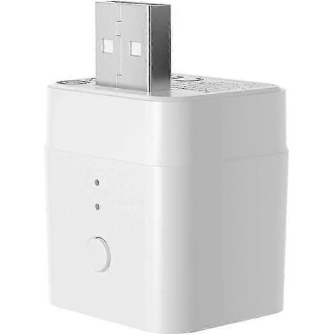 Adaptateur secteur USB intelligent ZBMicro, charge rapide USB, compatible EWeLink et commande vocale Alexa, prolongateur Zigbee facile à utiliser. WHBYV (1/4)
