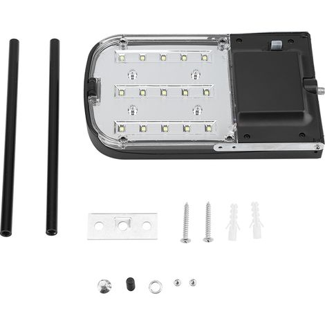 Lampe solaire murale étanche à 15 LED pour terrasse et jardin. (1/5)