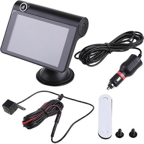 Caméra embarquée DVR grand angle 170° 1080p 4 pouces avec enregistreur vidéo de recul (1/5)