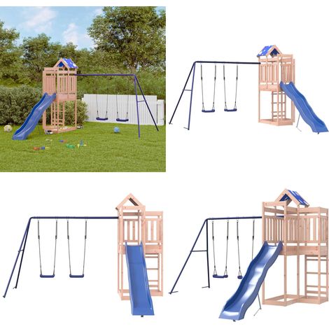 Aire de jeux d'extérieur bois massif de douglas - Jeux D'extérieurs - Aire De Jeux - Jouet Enfant - Bois - Toboggan - Home & Living (1/5)