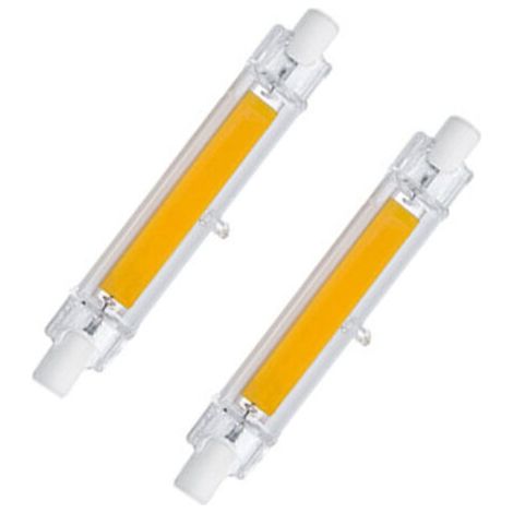 R7S COB tube de lumière d'inondation 13W lampe à double extrémité lampe Angle de faisceau 360°, 2pcs (1/5)