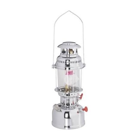 Bruder-Mannesmann Lámpara de petróleo cromada 42 cm 400 W