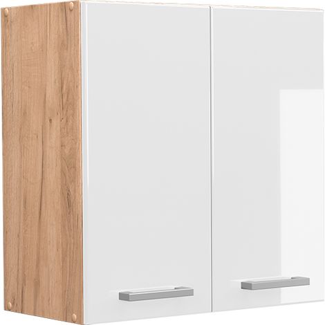 Pensile da cucina R-Line, Bianco lucido, 60 cm, Vicco