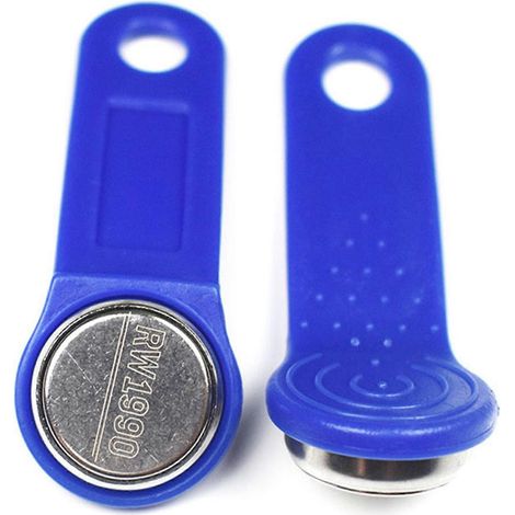 Lot de 40 clés mémoire RFID réinscriptibles RW1990 IButton pour cartes de photocopie, cartes d'accès sauna, Dallas (1/5)
