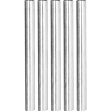 5-teiliges Set aus geraden Aluminiumrohr-Hohlwellen-Stützrohren, 150 mm, 6100‑1214‑0150