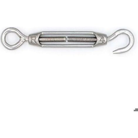 Tendeur Cliquet - Acier Inoxydable 304 - M4 - Charge Maximale 210 G - Pour Cordes Et Câbles - Lot De 5 (1/5)