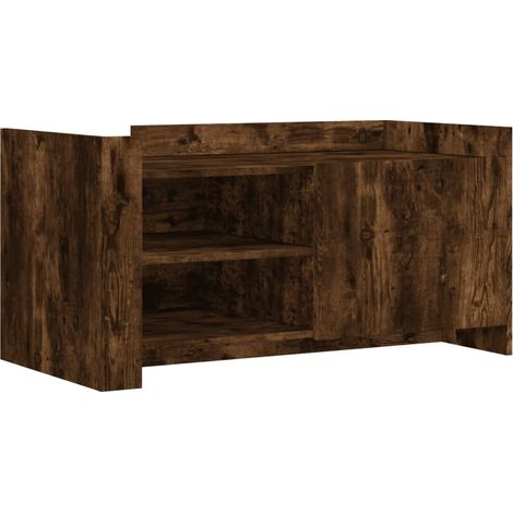 Maison Exclusive - Couchtisch Räuchereiche 100x50x50 cm Holzwerks