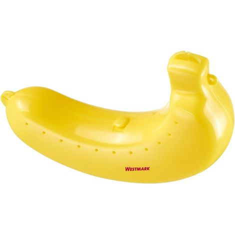 1 Boîte à banane, Sans BPA, Avec trous de ventilation, Fermeture à clic, Pour travail et école (1/5)