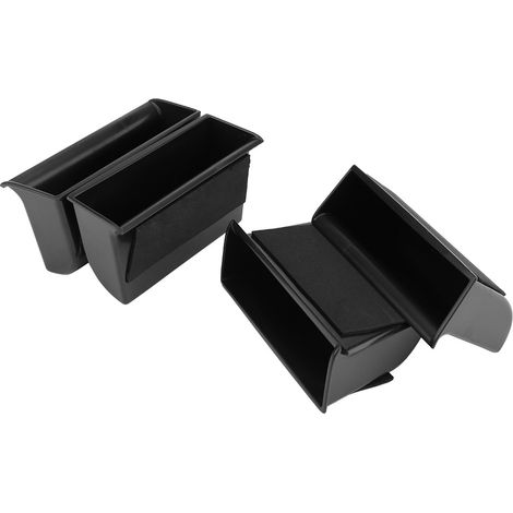 4Poches Range Rover LR4 Discovery 4 2009-2016 Boîte de Rangement Latérale pour Portière, Organiseur de Porte, Lot de 4, Noir (1/5)