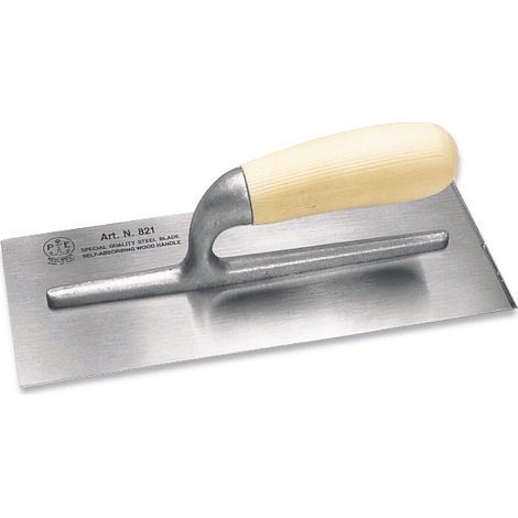 Ancora FRATTAZZO MANICO IN LEGNO art. 821 cm. 28x12 6.00 pz