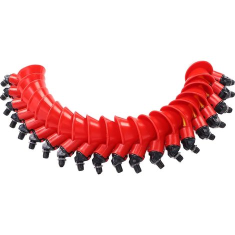 Lot de 20 abreuvoirs pour oiseaux en plastique amovibles, gamelles d'eau pour cage et volière, accessoire pour oiseaux (1/5)