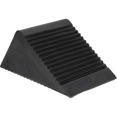 Portable Tire Chock Non-Slip Rubber Car Truck Stable Durable Wheel Chock with Multifunctional Use, Compact and Lightweight for Easy Transportation (1/5)