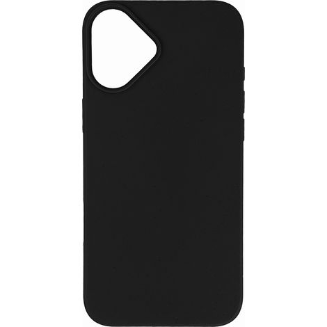 Custodia MagSafe per iPhone 16 multicolore in fibra di grano - Nera