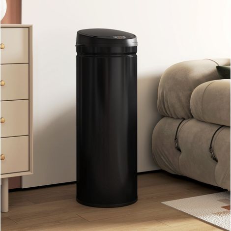 Pattumiera sensor 50 L soft-close acciaio inox OKMYHOME (1/4)