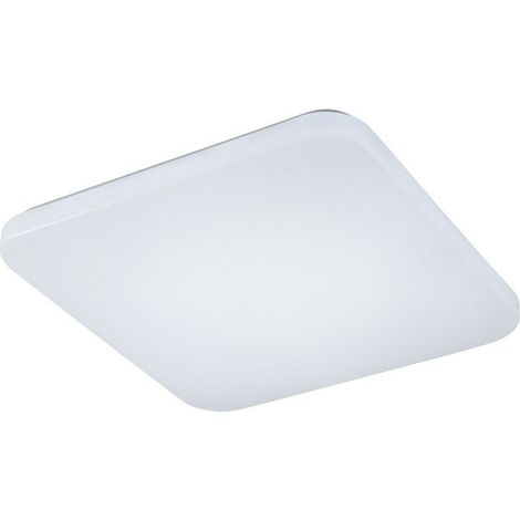 Inspired mantra fusion - quatro - plafonnier encastre carre 40cm 45w led 5000k 3000lm blanc (1/5)