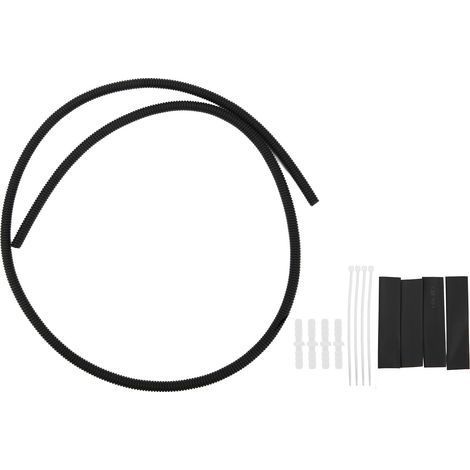 Tuyau ondulé pour système de lave-glace, kit de réparation de flexible de liquide lave-glace 1,1 m (1/5)