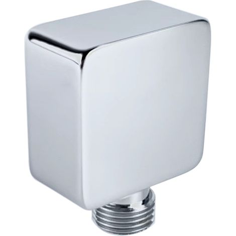 Adaptateur carré de tuyau 4 filetage dénominateur connecteur de douche universel coude vis intérieure (1/4)