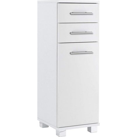 Schildmeyer Isola 119966 - Mobile basso, 30 x 32,5 x 88 cm, bianco (1/3)